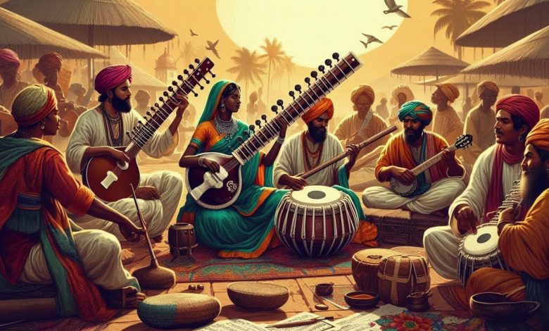 paragraph on folk music