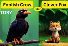 Photo of A Foolish Crow and a Clever Fox Story For Class 5, 6, 7, 8, 9