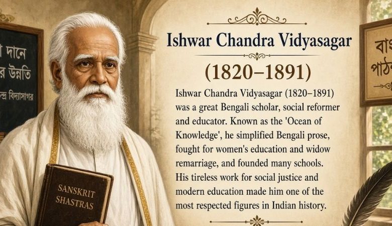 ishwar chandra vidyasagar paragraph